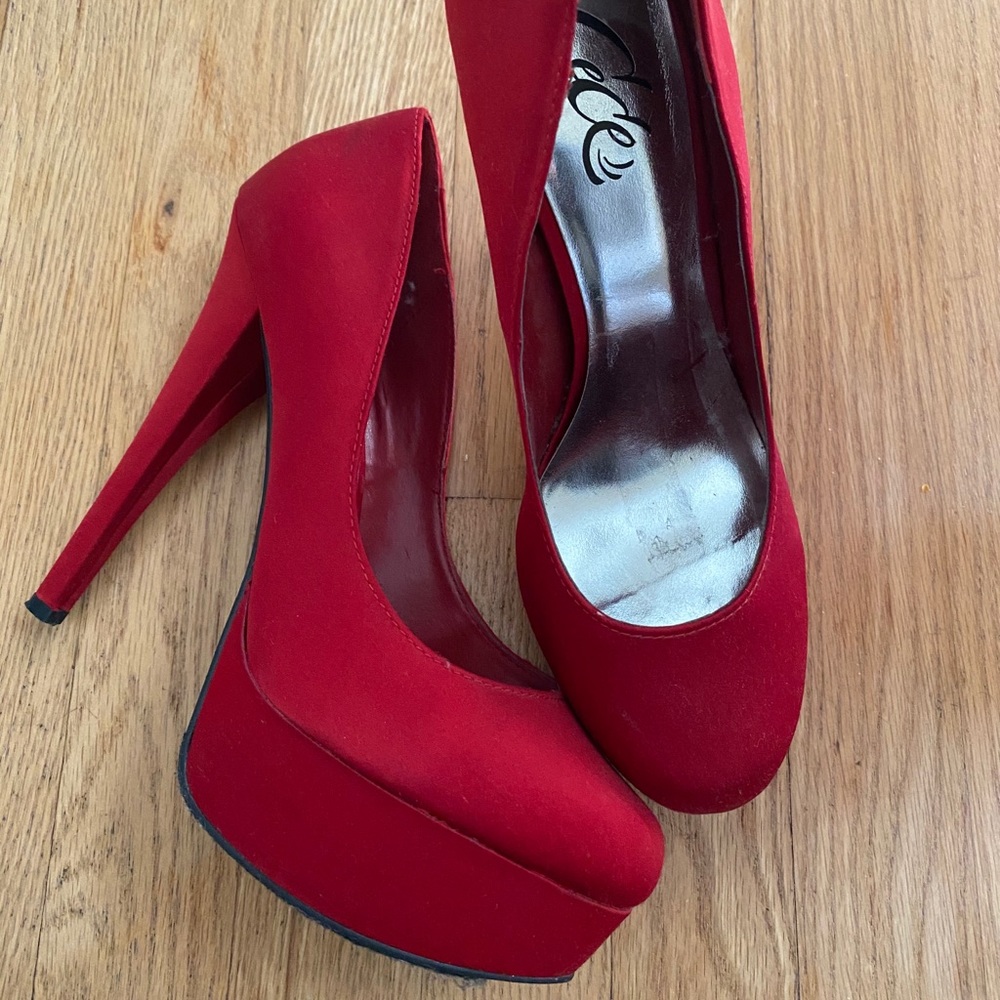 Red high heels